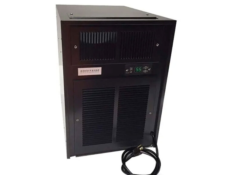 Breezaire WKL 3000 Through the Wall Wine Cellar Cooling Unit BLACK